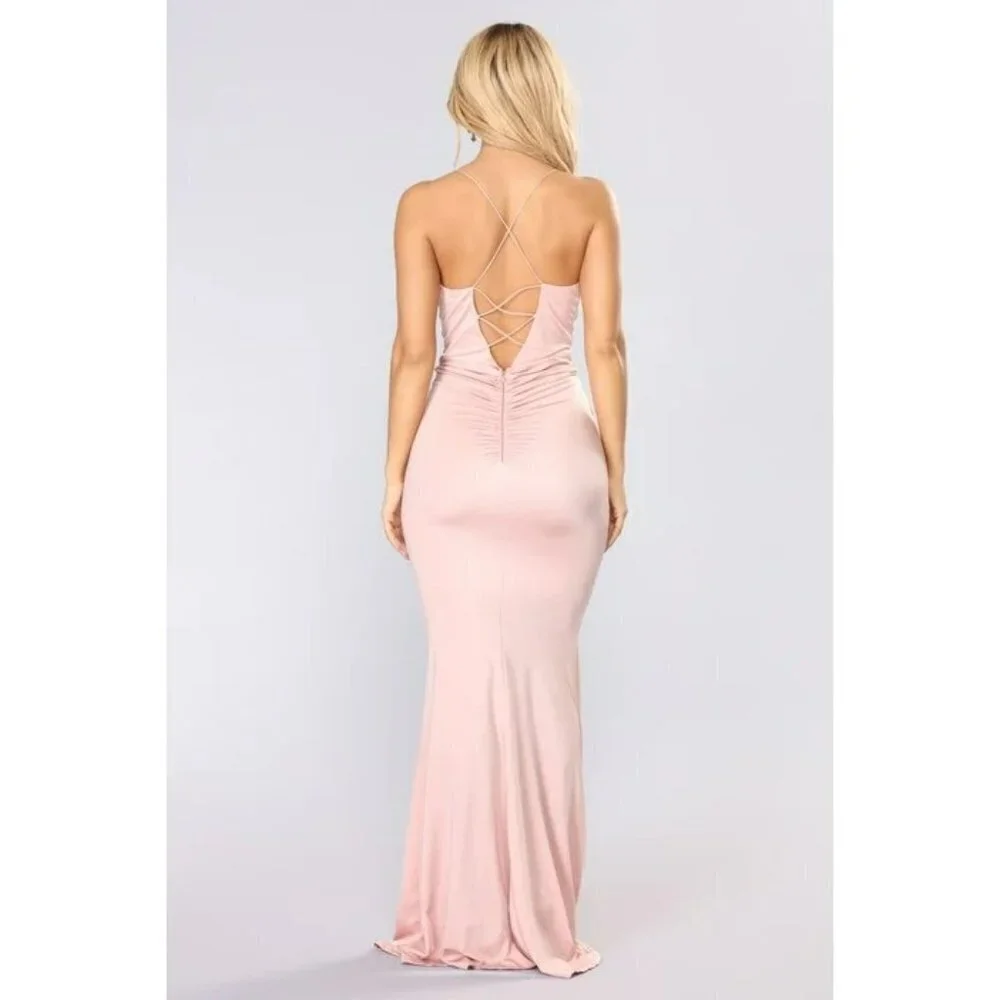 Fashion Nova Something‎ So Good Dress Mauve Small - Picture 8 of 8